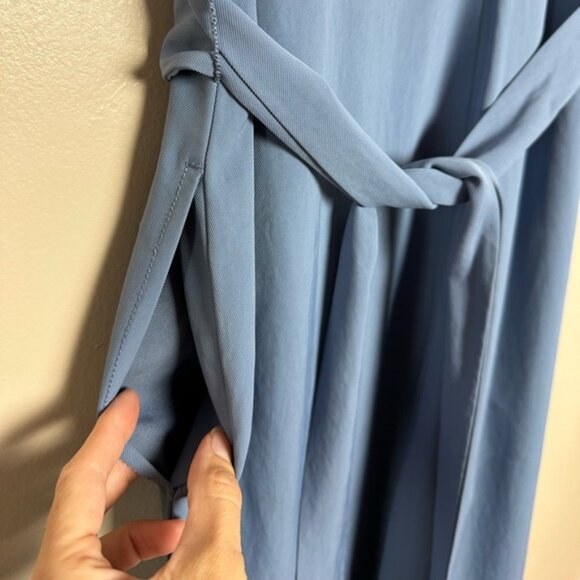 Slate Blue Everlane Sleeveless Wide-Leg Jumpsuit Size 4 EUC - Picture 5 of 7